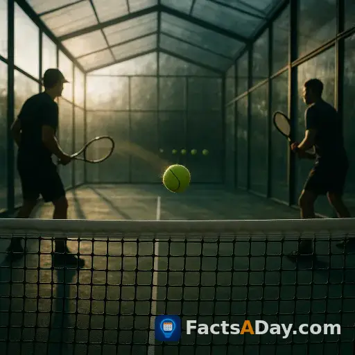 Glass walls turn tennis into a game of billiards