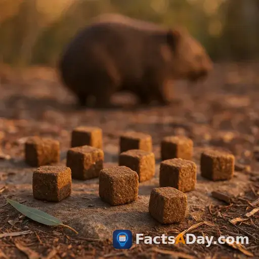Wombatkot ist würfelförmig
