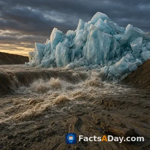 Arctic ice jams can raise river levels thirty feet