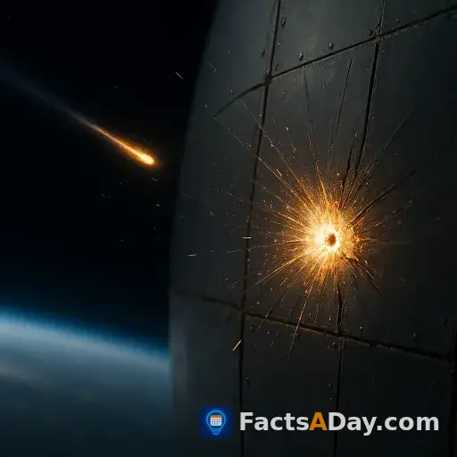 A marble-sized space shard packs the punch of a bullet