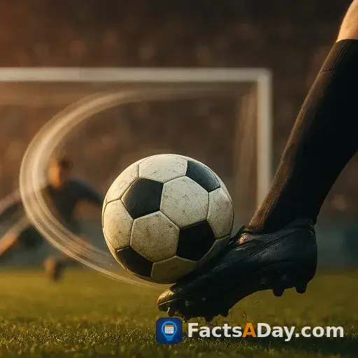 Soccer penalties curve five feet to trick the goalkeeper