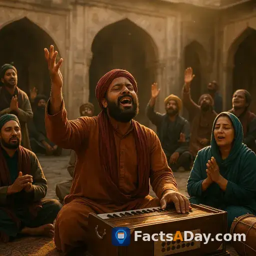 Qawwali-musik löst spirituelle ekstase bei Sufi-treffen aus