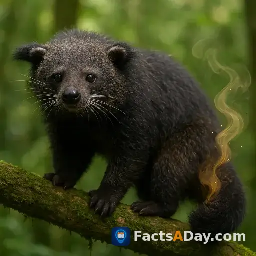 Los binturongs huelen a palomitas de maíz con mantequilla