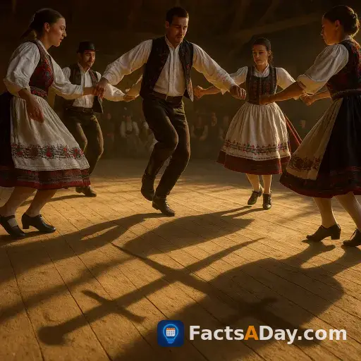 Hungarian folk dancers used secret steps to mimic swordplay