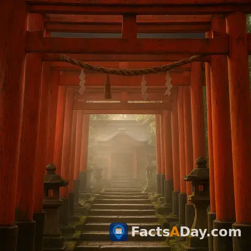 Torii-Tore trennen welten in Japan