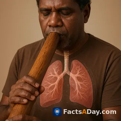 Didgeridoo vibrations can massage your lungs