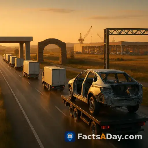 Un chasis cruza tres fronteras antes de ser ensamblado