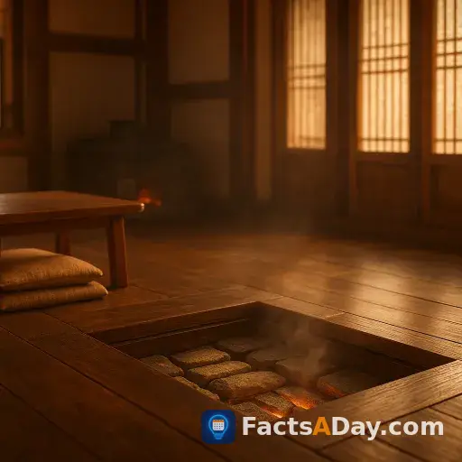 Ancient Korean floors can hold heat for eighteen hours