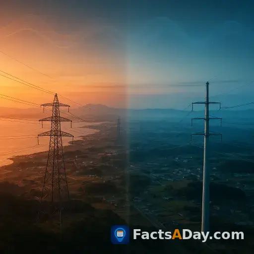 Japan runs on two different electrical frequencies that cannot mix