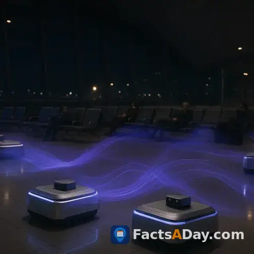 Robots use invisible light to sanitize Japan's busiest airport