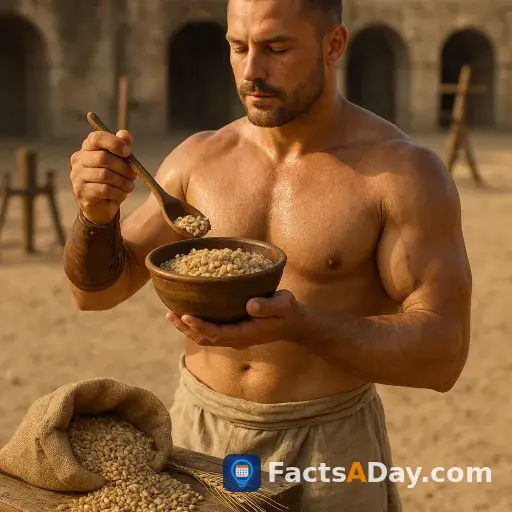Roman gladiators were called 'barley men'