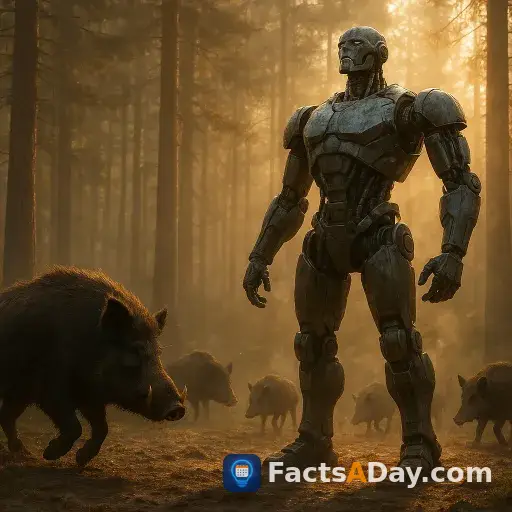 Roboter jagen Wildschweine durch Imitation von Alphatieren