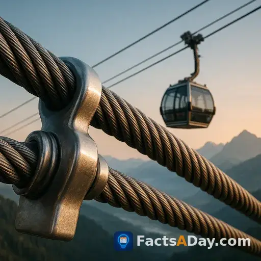 Cable cars use a massive safety factor of eight to one
