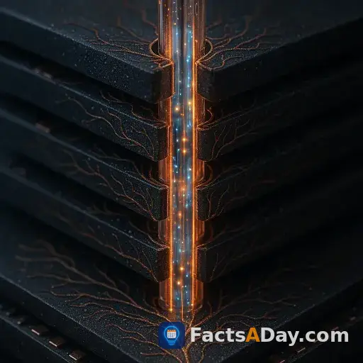 Stacking memory chips vertically lets data travel through microscopic arteries