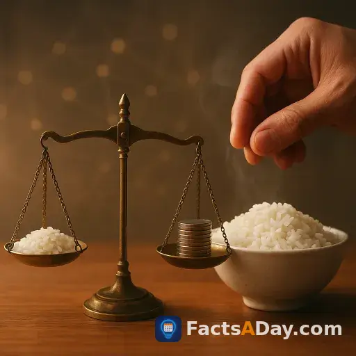 People predict future prices based on the cost of rice