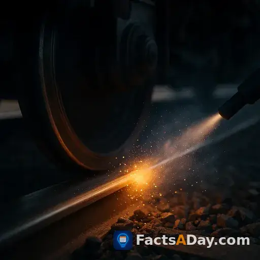 Braking trains can vaporize sand to create emergency grip