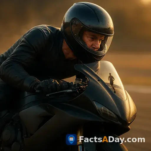 Racing a motorcycle burns as much energy as a marathon