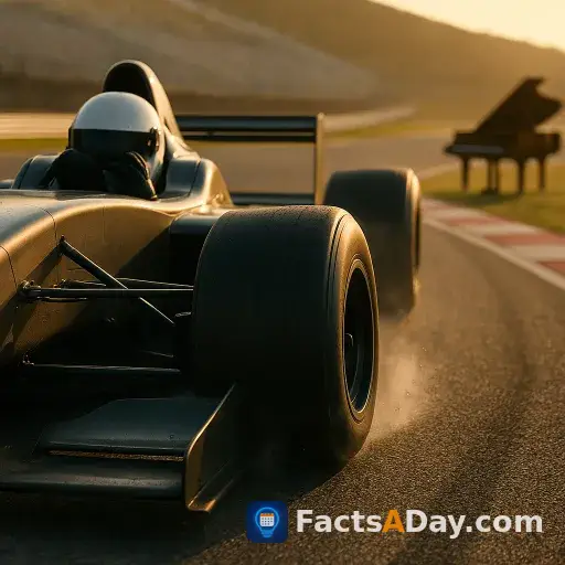 Racing tires can grip with the force of a piano