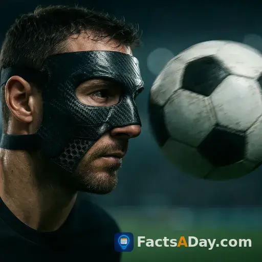 Protective soccer masks can absorb two hundred times gravity's force