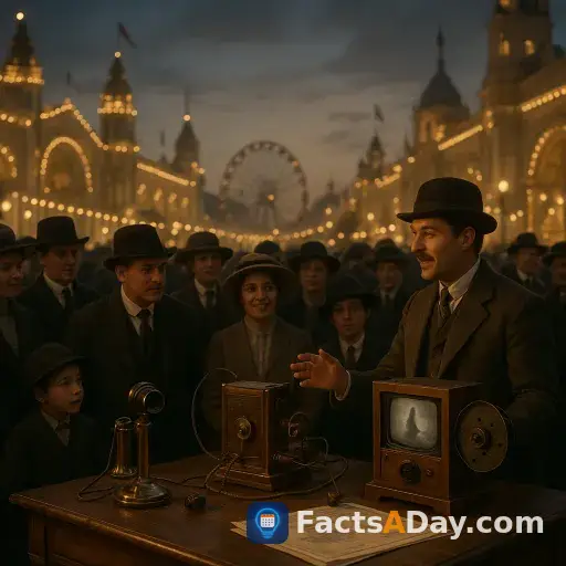 World's fairs debuted the telephone and television before media existed