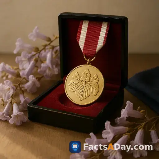 Japan uses paulownia flowers to reward modern civilian merit