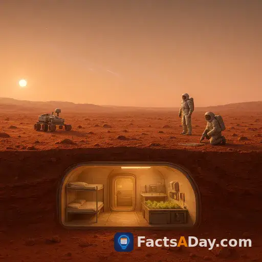 Settlers on Mars must live under six feet of dirt
