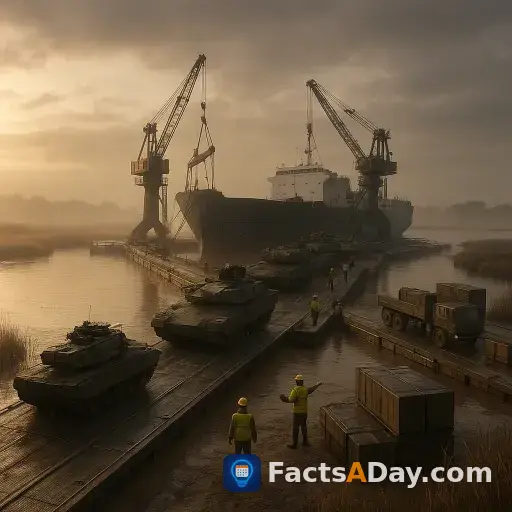 Ein einziger deutscher Hafen kann eine ganze Armee bewegen