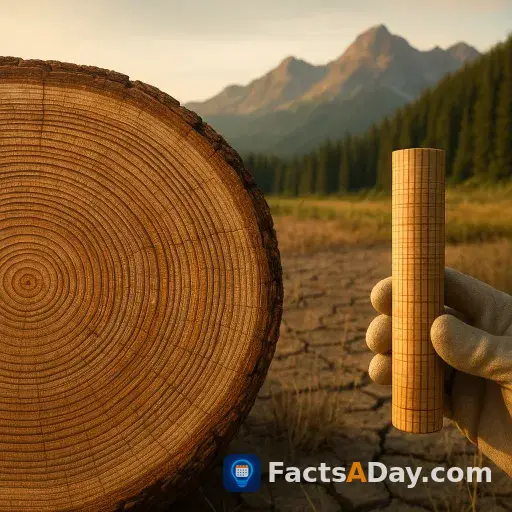 Living trees act as analog tape recorders of climate