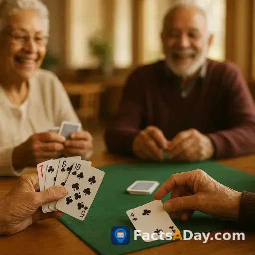 Jugar a las cartas y socializar mantiene los músculos jóvenes