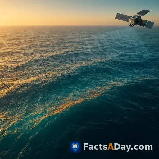 Warm ocean water stands physically higher than cold water