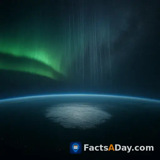 La pluie polaire spatiale crée une aurore secrète