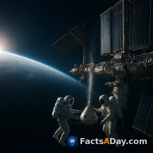 The International Space Station is constantly losing air
