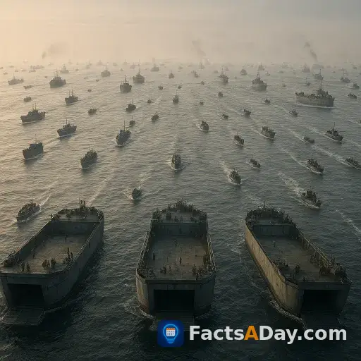 La Operación Neptuno movilizó siete mil barcos para el Día D