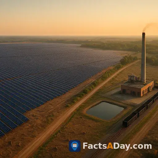 Solar farms require hundreds of times more land than coal