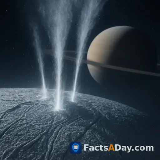 Kryovulkane stoßen eisige Fontänen auf Saturnmond Enceladus aus