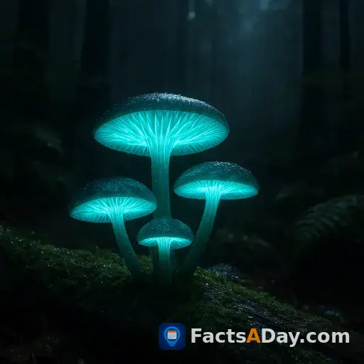 Hongos luminosos iluminan bosques húmedos