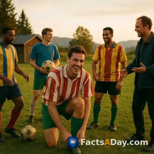 Norway's national soccer team trained in their childhood jerseys