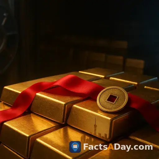 China has stockpiled over 2,300 tons of gold