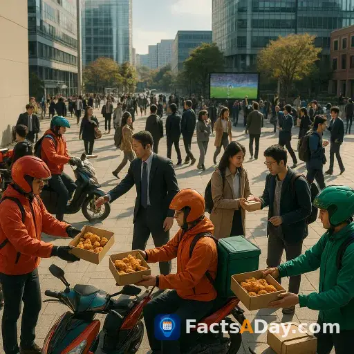 Südkoreanische Hähnchen-Bestellungen stiegen vor Vormittagsspiel um das Zehnfache