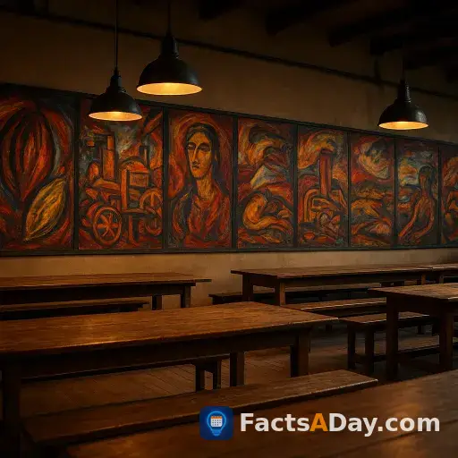 Edvard Munch malte einen riesigen Fries für eine Schokoladenfabrik