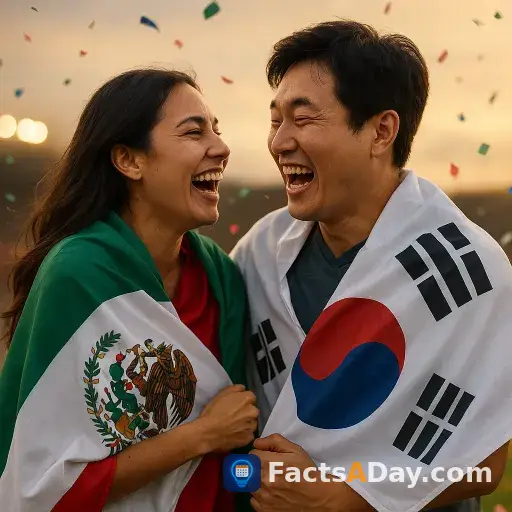 Mexiko erklärt Südkoreaner nach einem Fußballspiel zu Brüdern
