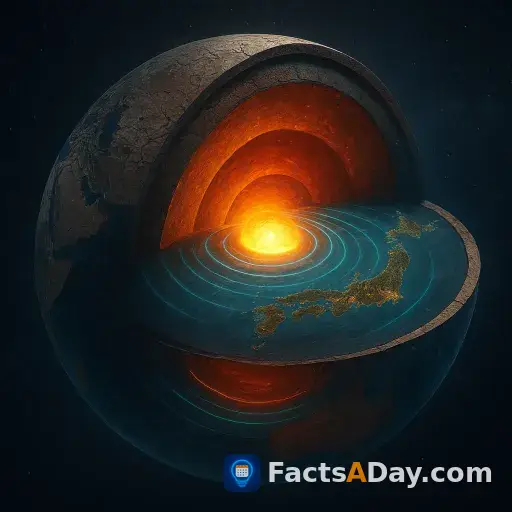 Las ondas sísmicas que rebotan en el núcleo terrestre pueden desplazar países