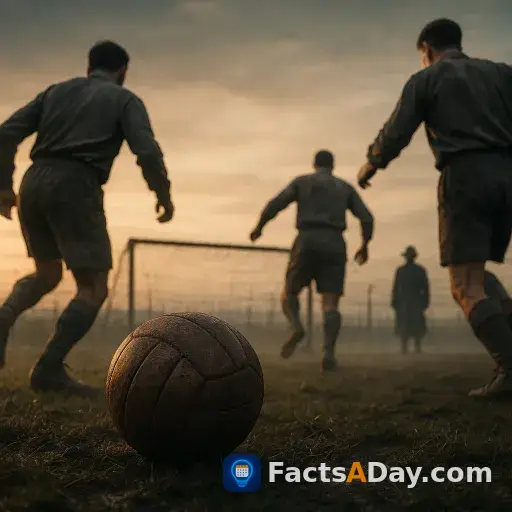 A 1981 film cast real soccer legends as prisoners