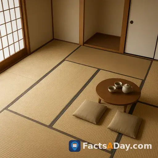 Les tatamis japonais dictent l'agencement de la maison