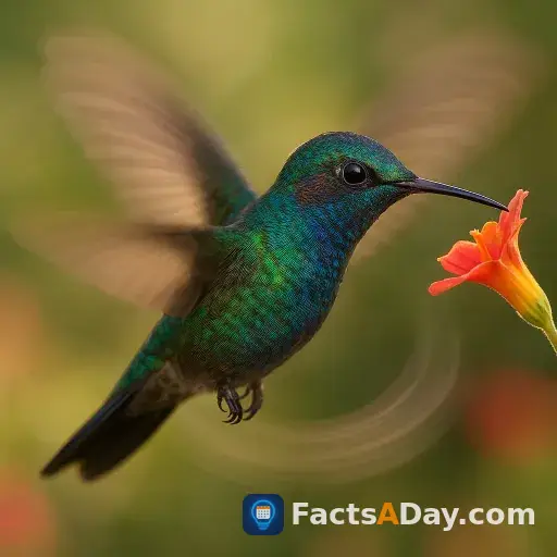 Los colibríes revolotean con alas superrápidas