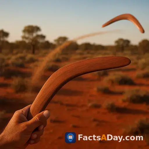 Aborigine-Bumerangs kehren physikalisch zurück