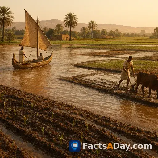 Nile floods created ancient Egypt's fertile lands