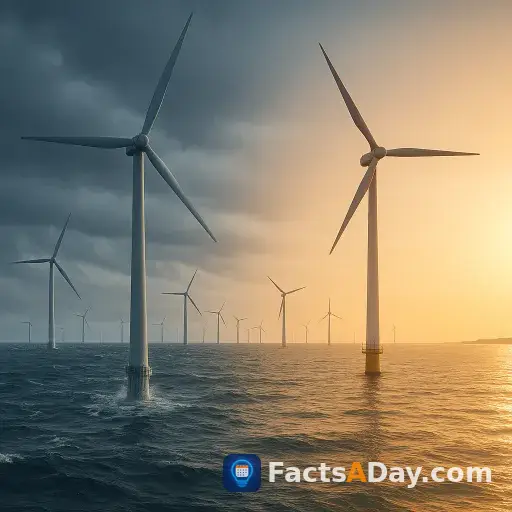 Offshore wind farms generate the most power during winter