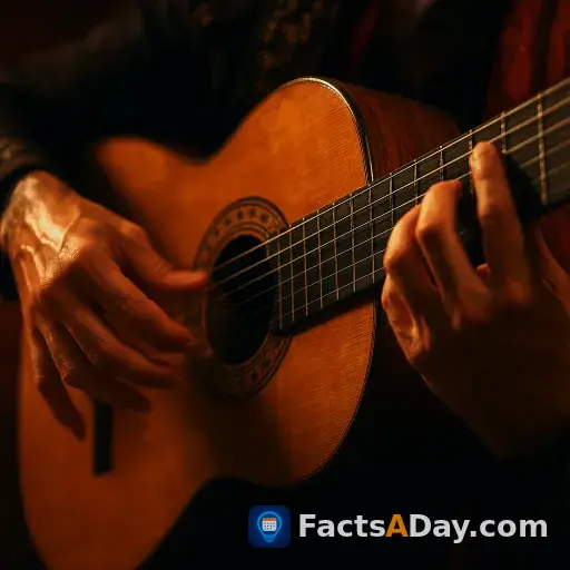 Guitarristas flamencos rasguean con ardiente pasión