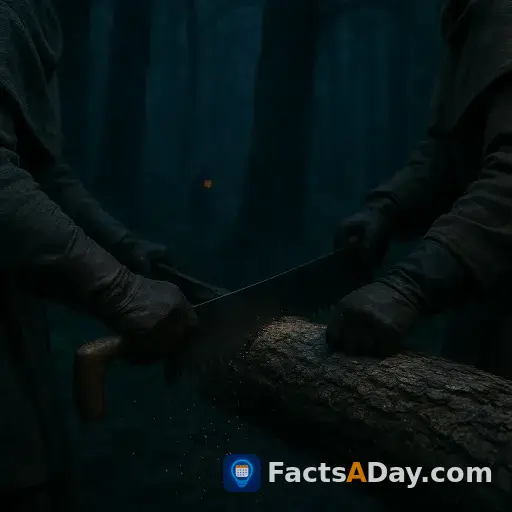 Medieval peasants used saws to steal wood silently